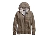 Kapuze mit Kordelzug Harley Davidson Sweatjacke Sherpa Fleece, S