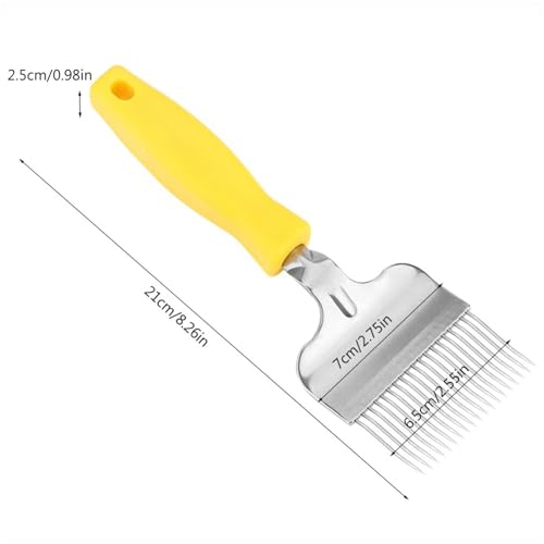 Garfo destampador de mel, raspador de colmeia de abelha - Pá raspadora de mel de aço inoxidável - Eq