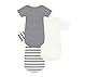 Petit Bateau Unisex BabyKurzarm-Body mit Streifen (3er Pack) , Variante 1, 3 Jahre