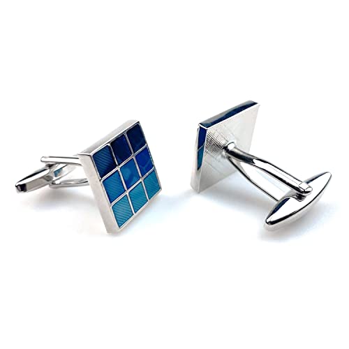 Image of S&W Wedding Cufflinks for Men Cuffs with Gift Box Business for Tuxedo Shirt
