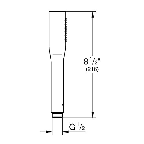 Grohe 27400000 Regadera de Mano Euphoria Cosmopolitan Stick - 1 Chorro, Cromo StarLight miniatura 2