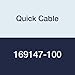 Quick Cable 169147-100 Mini Fuse Tab Adapter, 0.25" Fuse Tab Size, Used in Domestic and Imported Cars (Pack of 100)