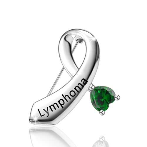 Ruban vert de sensibilisation au lymphome, la broche de guerrier