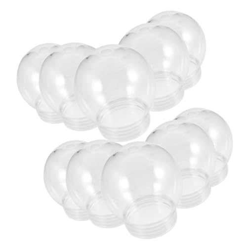 Bolas transparentes para Navidad de 10 piezas y envases rellenables multiusos 2