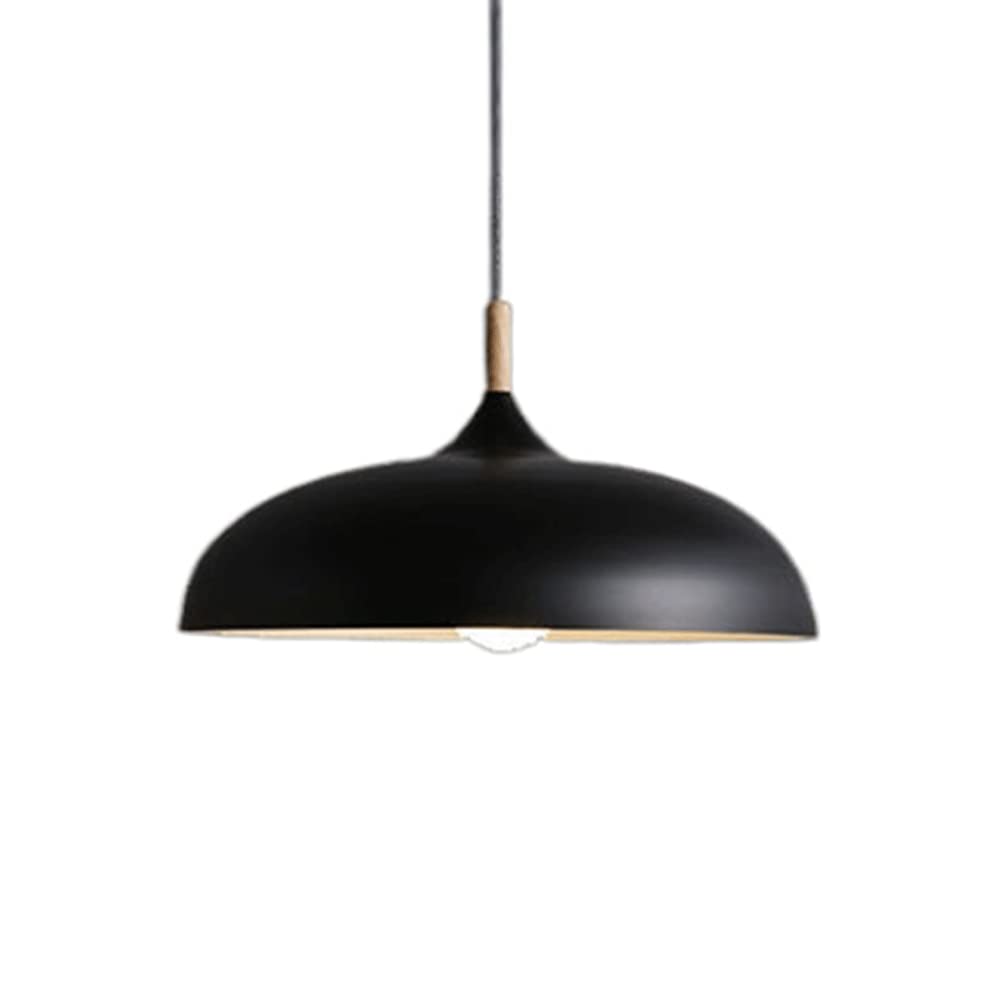 Lámpara colgante de techo cúpula oscura regulable para solucionar luz difusa en cocina