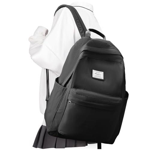 Mochila Escolar, Mochila Para Computadora Portátil De 14 Pulgadas Bolsas De Viaje Causales Para Mujer Mochila Ligera Para Adolescentes Mochila Resistente Al Agua Para Hombres Universitarios,Negro Mochila Escolar, Mochila Para Computadora Portátil De 14 Pulgadas Bolsas De Viaje Causales Para Mujer Mochila Ligera Para Adolescentes Mochila Resistente Al Agua Para Hombres Universitarios,Negro