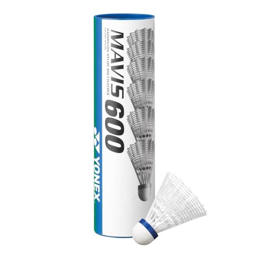 Image of Yonex Mavis 600 Shuttlecocks - 6-be White - Mediumwhite