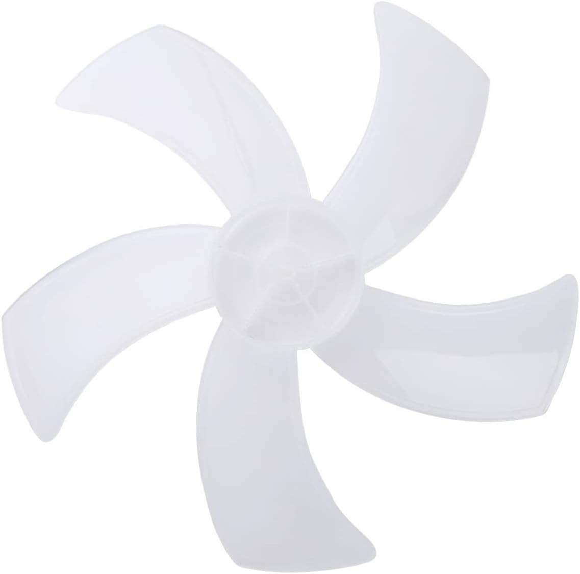 iiniim Fan Blades, Plastic Five-Leave Fan Blade Replacement for 16 inch Household Standing Pedestal Fan Table Fanner General Accessories Clear One Size
