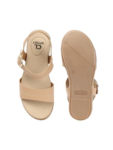 Image of Carlton London women's Lightweight & Comfortable Back Strap Sandals