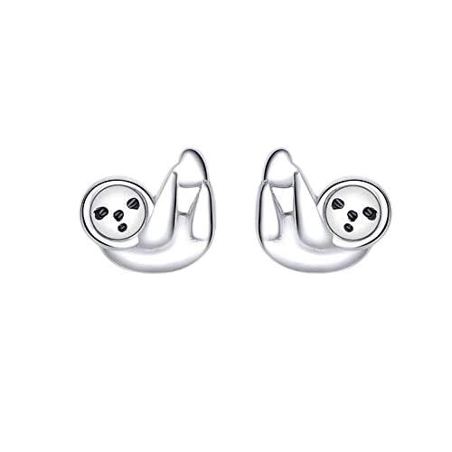 Boucles d'oreilles en argent paresseux, accessoire de mode pour un look bohème et décontracté