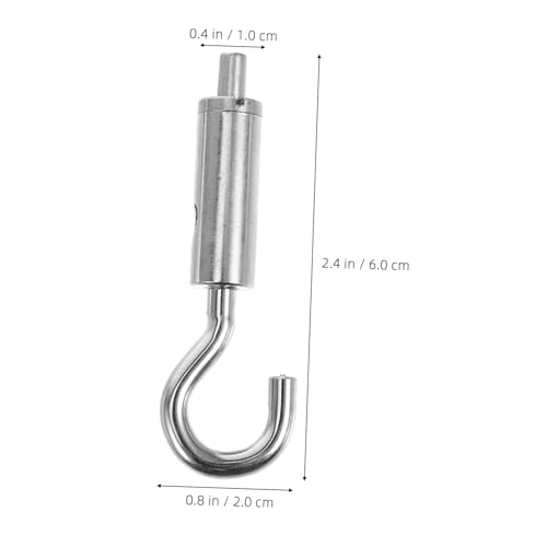 OUNONA 5 piezas tensores de acero con gancho y ojal para cables y cuerdas, tensores multifunción para instalación de toldos, iluminación y letreros miniatura 2