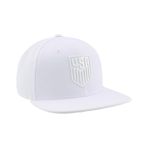 Gorra Snapback U.S. Soccer USMNT Flat Bill Blanca miniatura 5