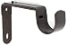 Urbanest Curtain Rod Bracket, Adjustable, Fits 1 1/4" Rod, Bronze