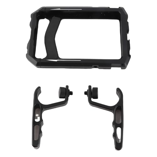 Phone Cage Soporte para Smartphone, Caja Ajustable de Aluminio con Mango Doble, Rig de Video para Streaming y Grabación en - Ligero y Versátil, Compatible con Accesorios