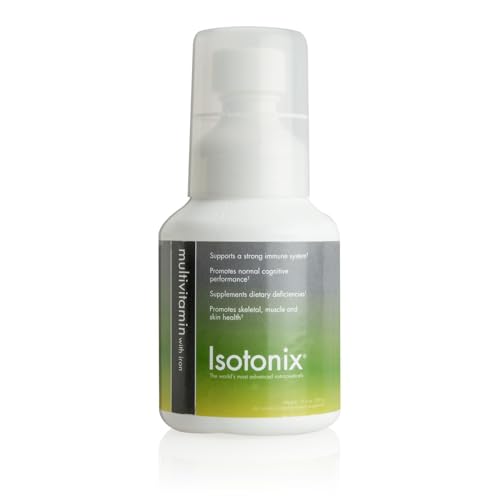 Isotonix Multivitamin with Iron, Supports Strong Immune System, Normal Cognitive Performance, Supplements Dietary Deficiencies, Skeletal, Muscle and Skin Health, Market America (90 Servings)