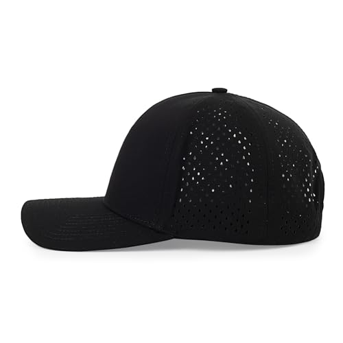 Image of Quick Dry Baseball Cap Curved Brim Mesh Snapback Hat for Men Women