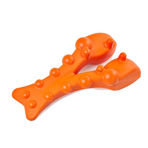 Cervipoint Trigger Point Massager Neck Lobster Massager Acupressure Cervical & Back Support Device with Nodes Suitable for Daily Use (Orange)