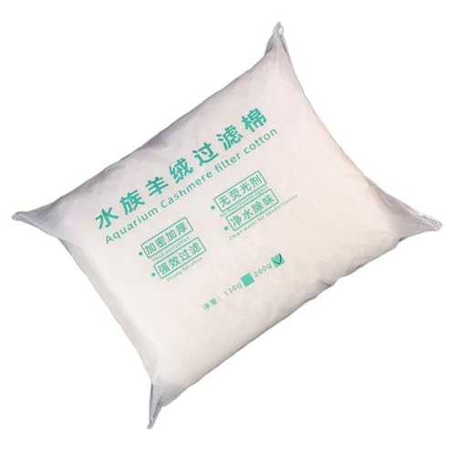 Fcnjsao Aquariums Filter Cotton Easy Tear Filtration Fine Cotton Fishtanks Water Purification Systems