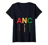 Womens Anc African National Congress V-Neck T-Shirt