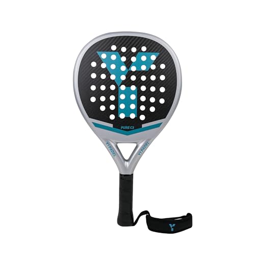 Raquette de padel Pure C3 en carbone japonais pour joueur adulte intermédiaire