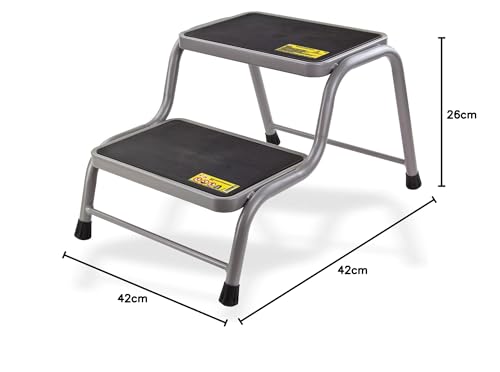 DEMA Wohnwagen Doppel-Trittstufe DDT 2 – Stabiler Doppeltritt für Caravan & Camping, rutschfest & belastbar