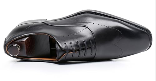 Mens Oxfords Formal Dress Shoes Genunie Leather Modern Suit Shoes Fashion Prom Wedding Business Casual Derby Tuxedo Shoes for Men2