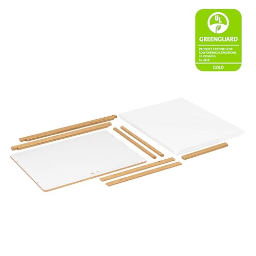 Babyletto Rolli All-Stages® Midi Crib Conversion Kit in Honey, Greenguard Gold Certified, FSC Certified, Portable & Adjustable with Pad Included - Thumbnail 4