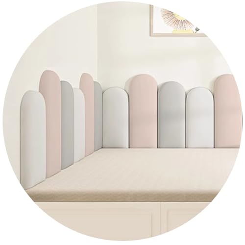 Paneles de pared 3D autoadhesivos de tatami grueso con relieve acolchado anticolisión para salas 2