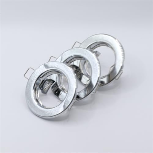 Joyinled YDG-1366CH Led Recessed Ceiling Light Mounting Frame Round Chrome Spotlight Fittings Incl. Mr 16 Socket thumb #5
