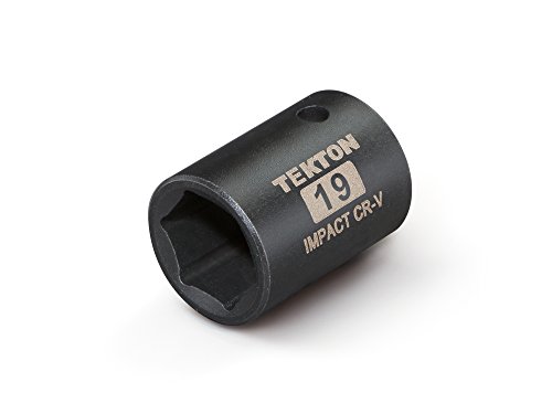 TEKTON 1/2 Inch Drive x 19 mm 6-Point Impact Socket | 47774