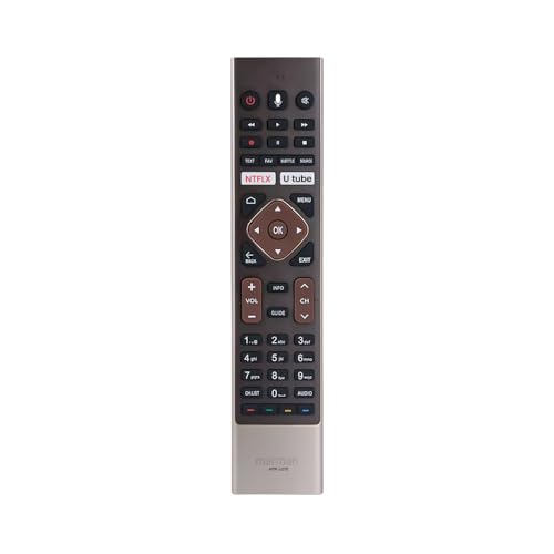 Image of marman Compatible with Haier TV Remote Control Model HTR-U27E with Bluetooth and Voice Command Feature with HotKeys Suitable for Android Smart Televisions - Pairing Must