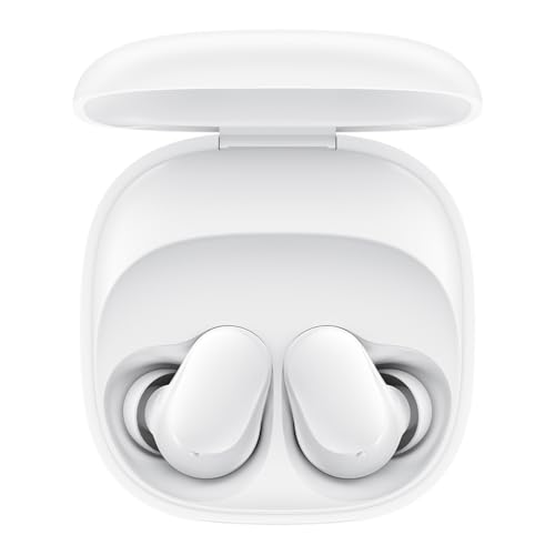 Immagine prodotto: Xiaomi Redmi Buds 6 Play–Auricolari wireless Bluetooth in-orecchia,riduzione rumore AI,durata della batteria fino a 7.5h+36h,10minuti di carica per 3h di musica,Bluetooth 5.4,Google Fast Pair-White