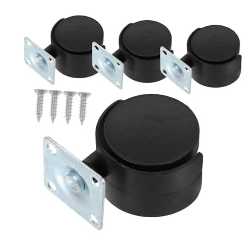 Veemoon 4pièces Lot De Roulettes Pivotantes Pour Meubles Tables Basses Canapés Et Tables De Chevet Déplacement Facile Sans Effort