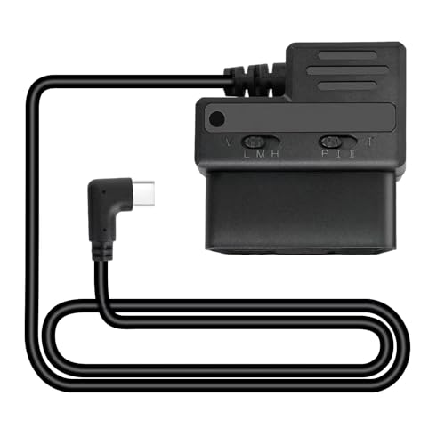 Câble OBD pour caméra embarquée d'alimentation USB Type C 12V 24V