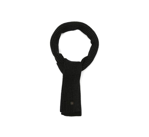 Waffle Stitch Knit Scarf2