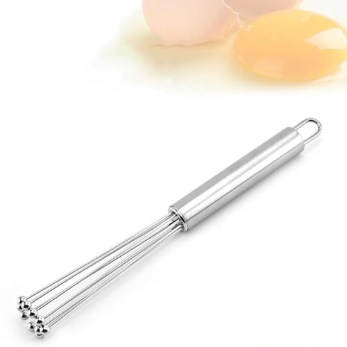 FABULETTA Batidor de acero inoxidable para batidora de huevos, batidora de mano, batidora de mano