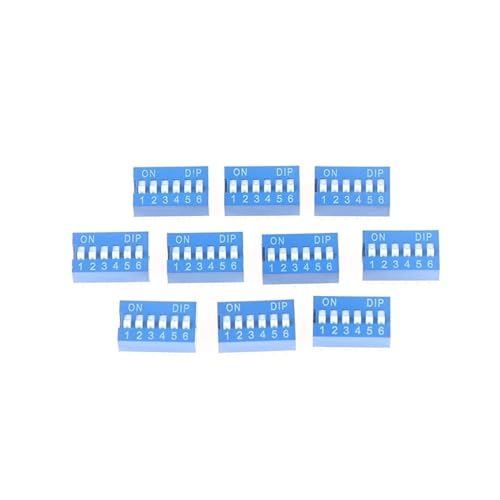 Module commutateur DIP 6 broches type coulissant pour vos projets de robotique DIY sur PCB
