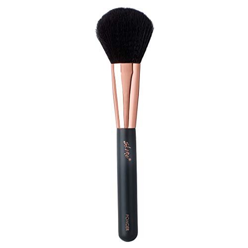 Skone Cosmetics | Luxe Powder Brush | Professional Rose Gold & Black Makeup Tool | Blend, Bronze, Apply Foundation | Premium Synthetic Makeup Applicator Tool (Powder Brush)