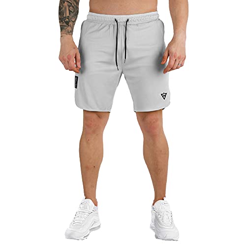 Wangdo Men's 7" Running Shorts with Zipper Pocket for Gym & Athletics