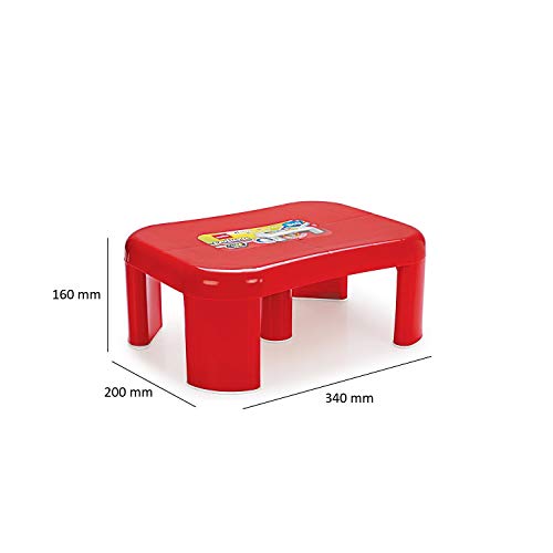Image of Cello Endura Tuff Plastic Seat Stool, Big, Red