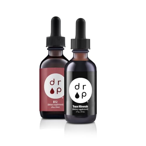 Drop Supplements Trace Minerals Electrolyte Drops & B12
