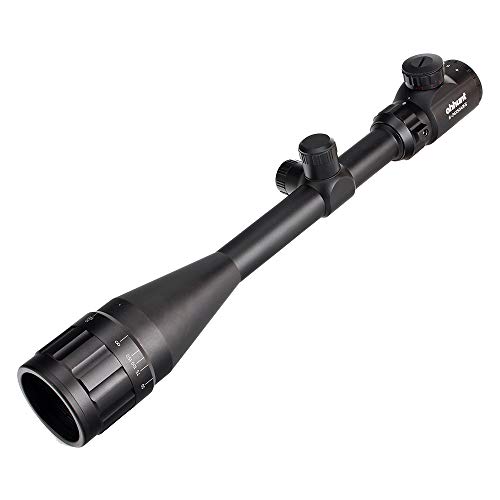 ohhunt 6-24x50 AOEG Rangefinder Reticle Hunting Rifle Scopes Scope Protector Cover 25.4mm Picatinny Rings