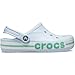 Crocs Bayaband Clogs for Men and Women with Heel Strap for Secure Fit 46-47 EU Mineral Blue/Pistachio