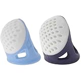 dedal de silicona para manos Cerrar el dedal es una herramienta útil para proteger los dedos cuando la aguja pasa a través del paño. Se pueden utilizar al coser tejidos gruesos para aliviar el dolor de los dedos.