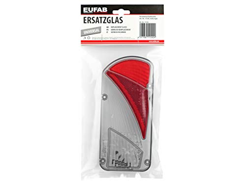 EUFAB 11542 Ersatz-Glas Rechts, für Rücklicht EUFAB 11540, ab 2014, Schwarz