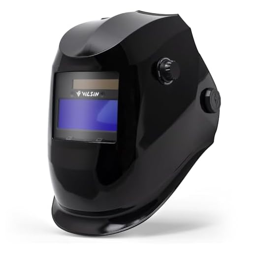 VILSIN Welding Helmet Auto Darkening Large View,Welding Hood True Color Solar Powered With 2 Arc Sensor,Wide Shade 3/4-8/9-13 for Welding Mask TIG MIG ARC Welding Shield,K23-5022-GLH