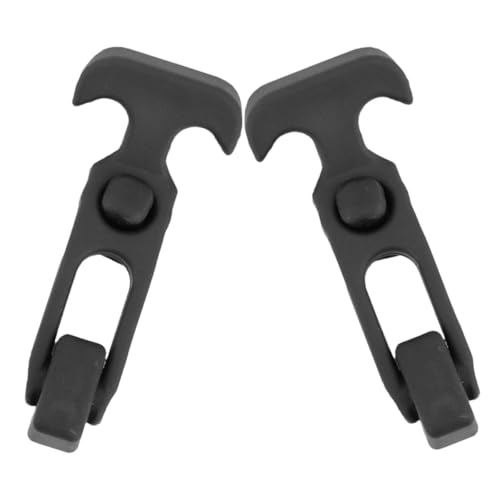 Beavorty Pestillos Flexibles de Goma y Acero Inoxidable 2 Piezas, Cierres para Caja de Herramientas y Capó de Motor, Resistentes a Vibraciones y Sellado Hermético para Uso Industrial