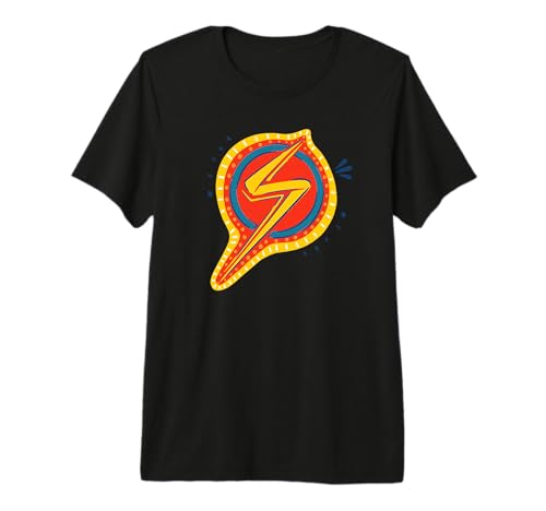 T-shirt Ms Marvel coton premium avec logo animé Marvel Studios