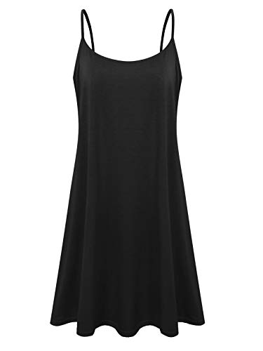 7th Element Plus Size Slip Dress for Women Under Dresses 2025 Spaghetti Strap Cami Camisoles Sun Tank Sleeveless Sundress4