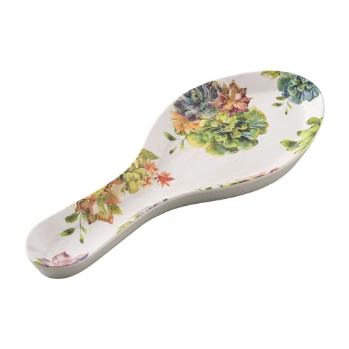 UPware Succulent Melamine Spoon Rest, Cooking Spoon Holder for Stove